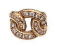 Anello Glitter in oro e diamanti