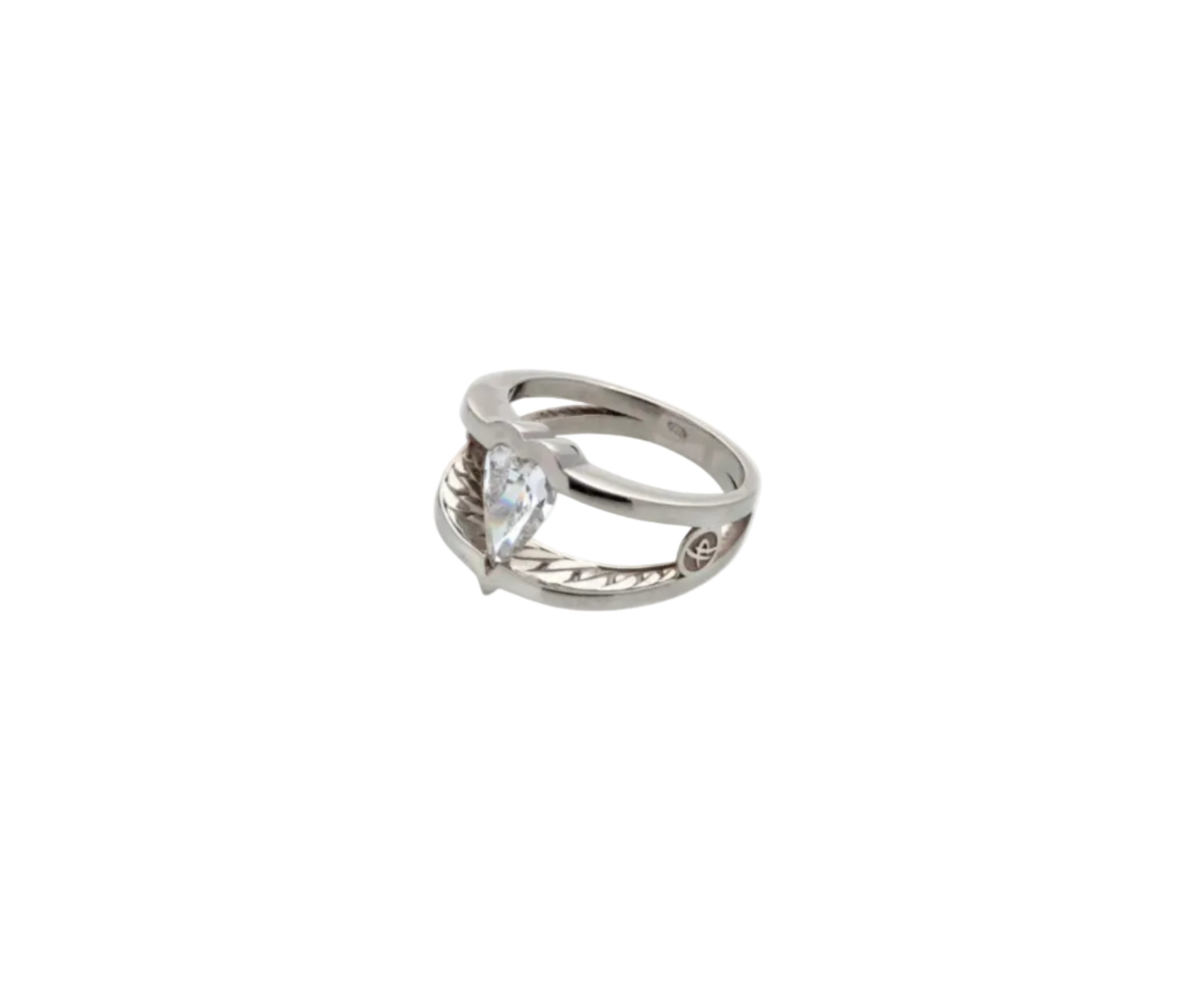 Anello Solitario Cuore