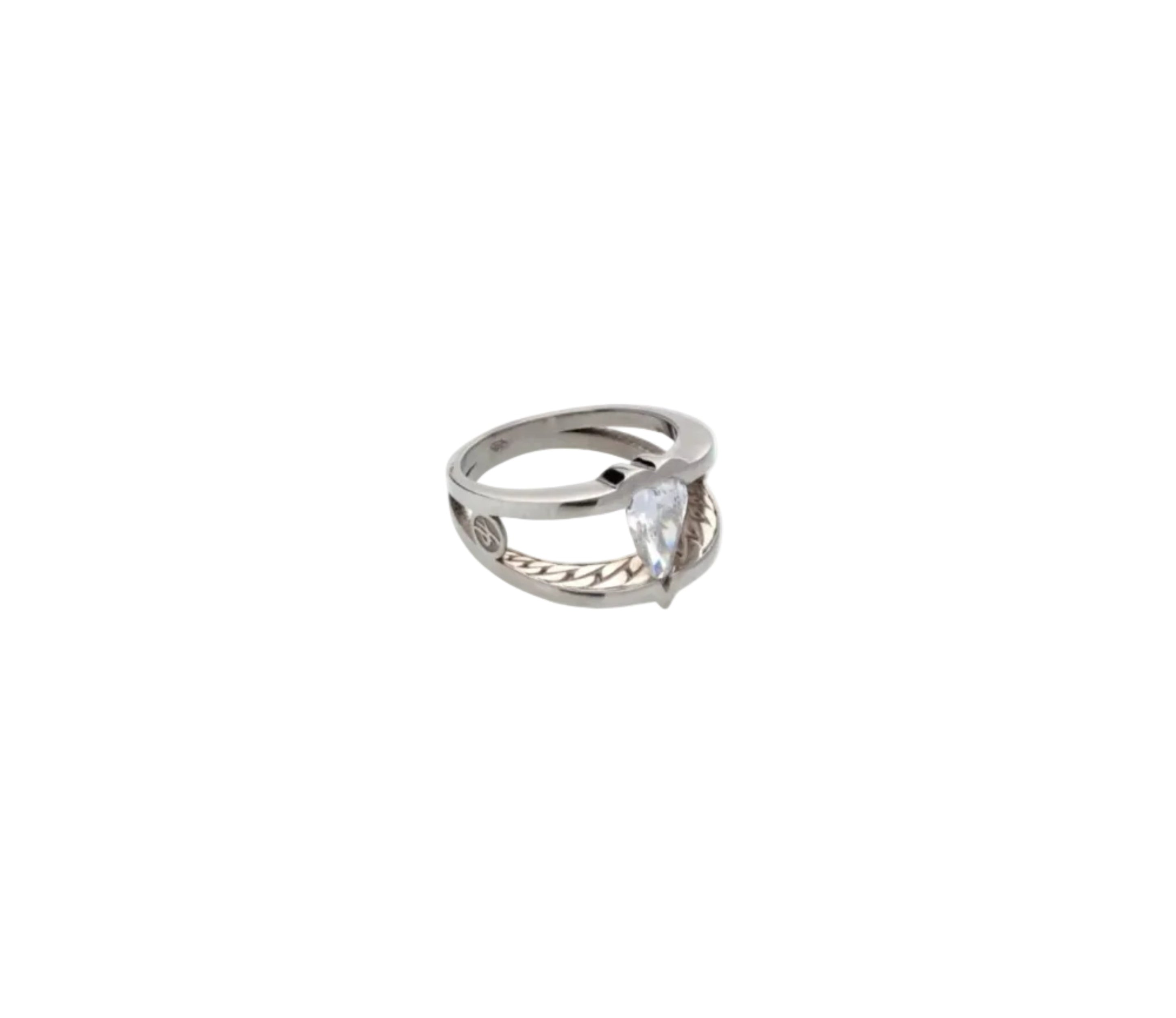 Anello Solitario Cuore