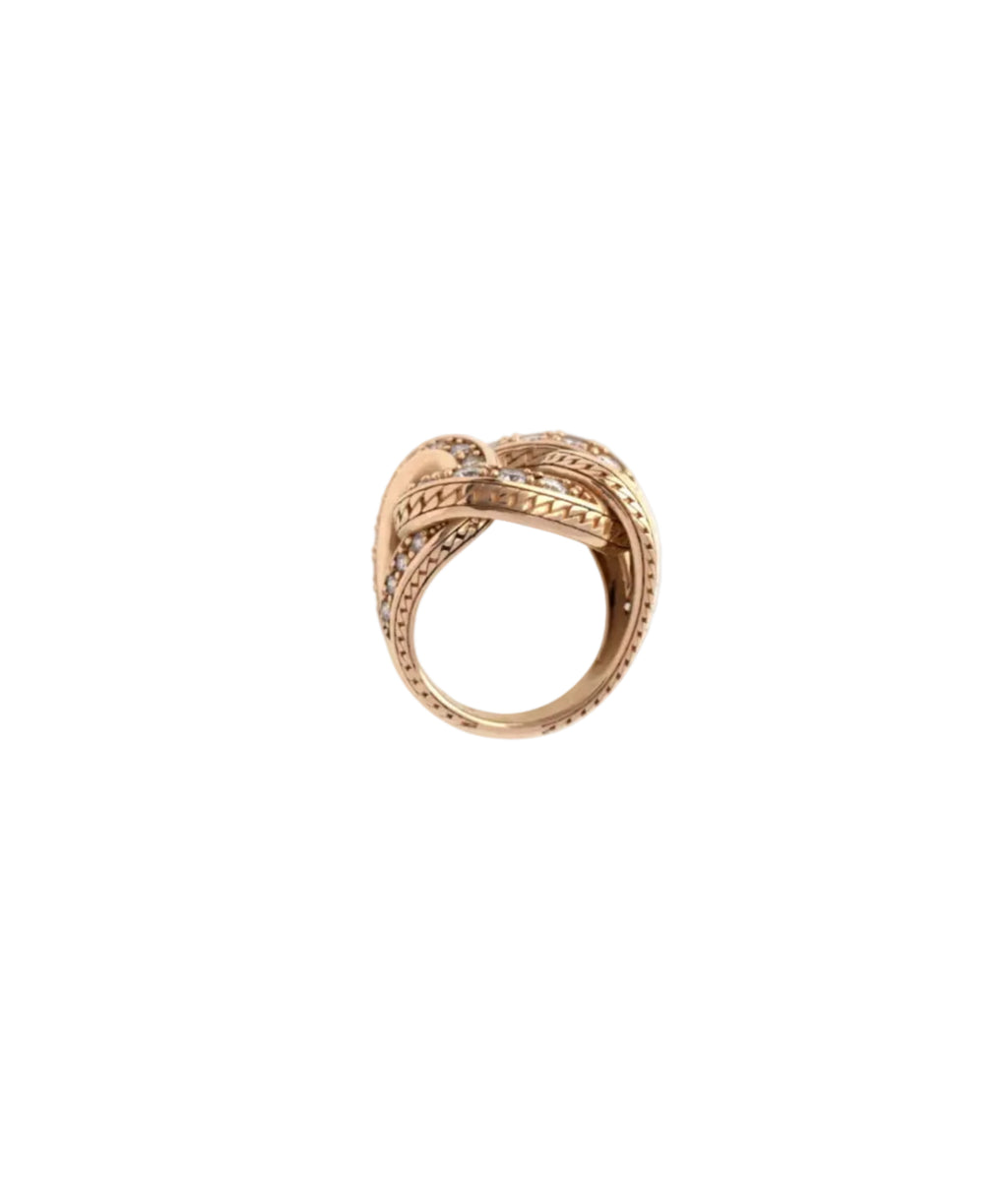 Glitter Ring in Gold and Diamonds