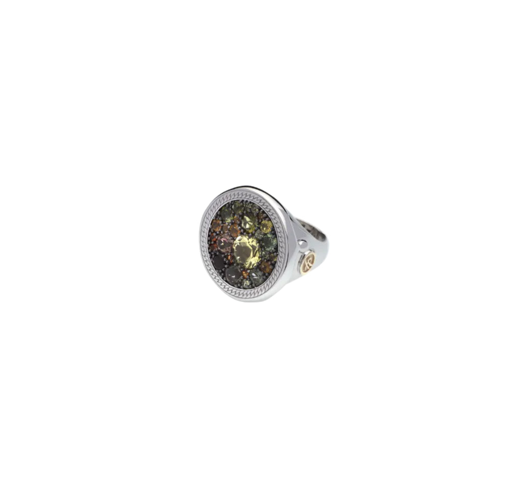 Anello Kosmos Mini Pietre Naturali
