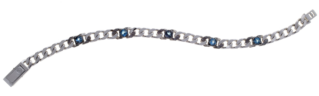 Bracciale Resilience in argento e pietre naturali