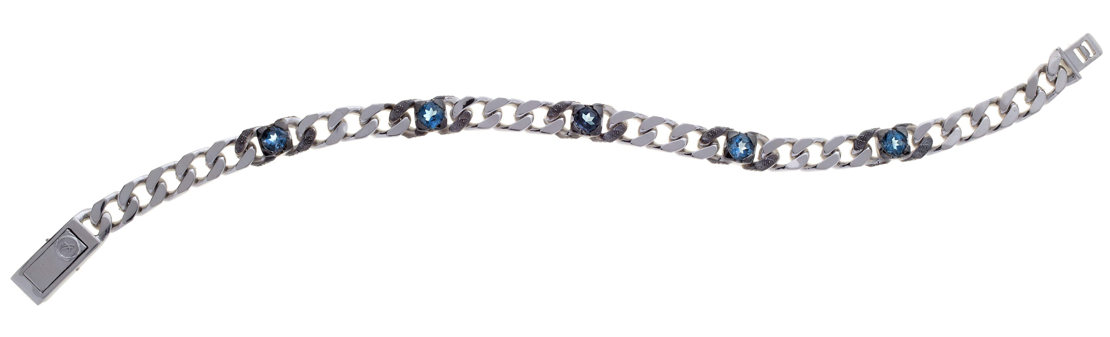 Bracciale Resilience in argento e pietre naturali