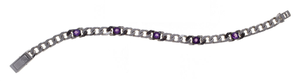 Bracciale Resilience in argento e pietre naturali
