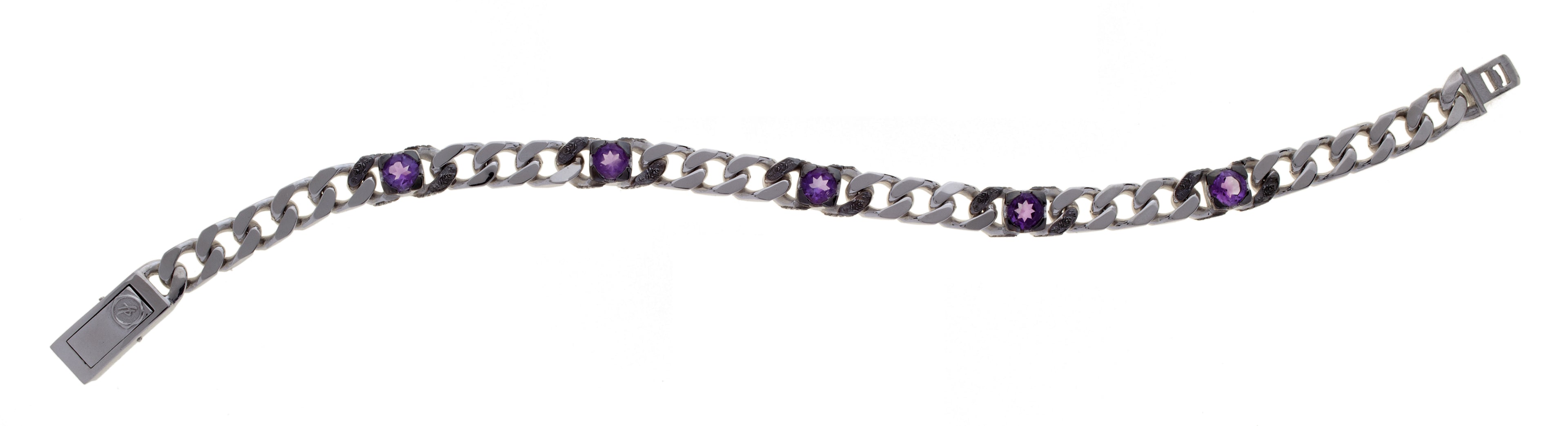 Bracciale Resilience in argento e pietre naturali
