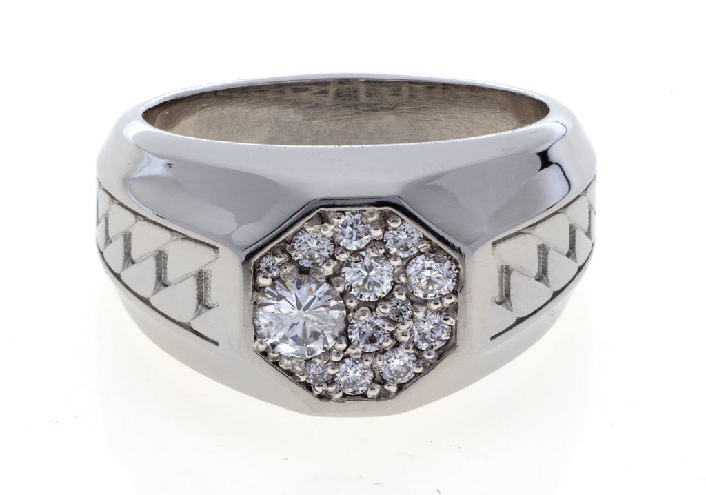 Anello Sincerity in argento e diamanti