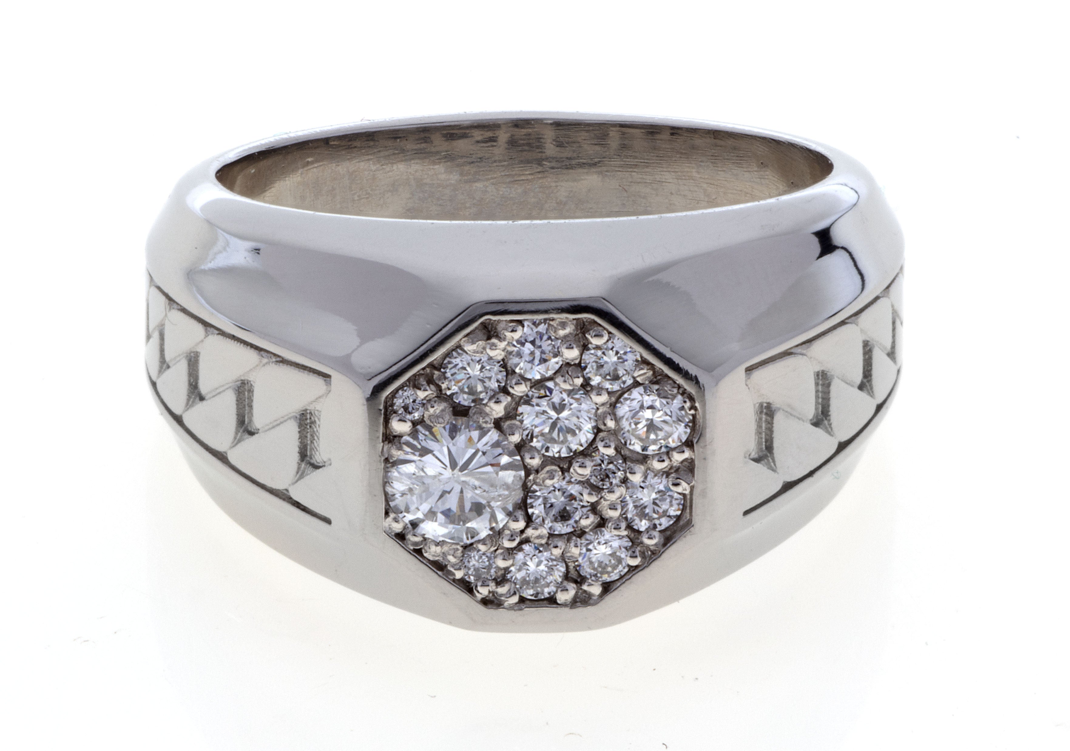Anello Sincerity in argento e diamanti