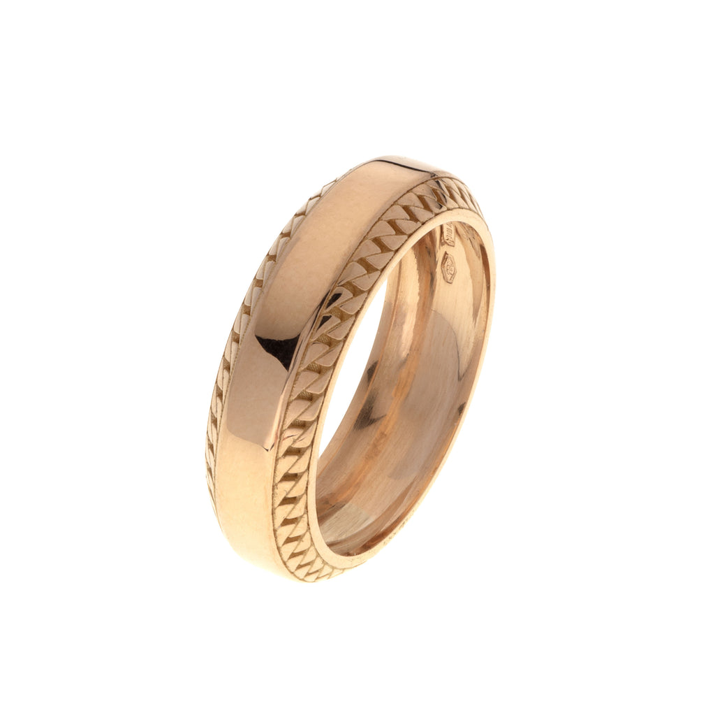 Anello in oro per uomo e donna liscio
