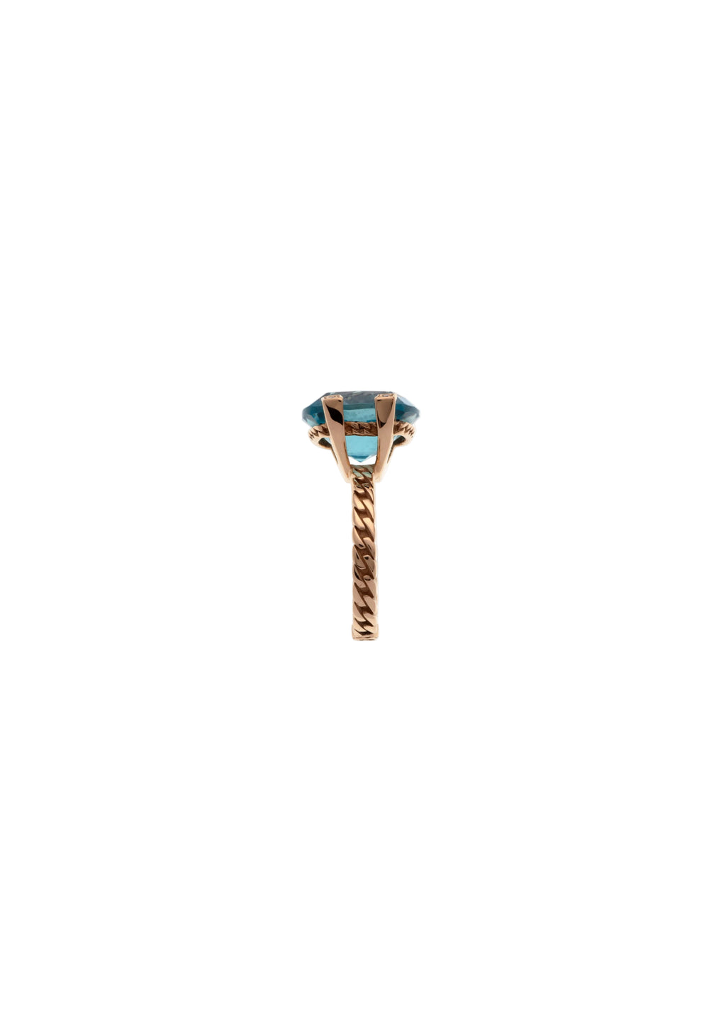 Anello Unique in Oro e Pietre Naturali
