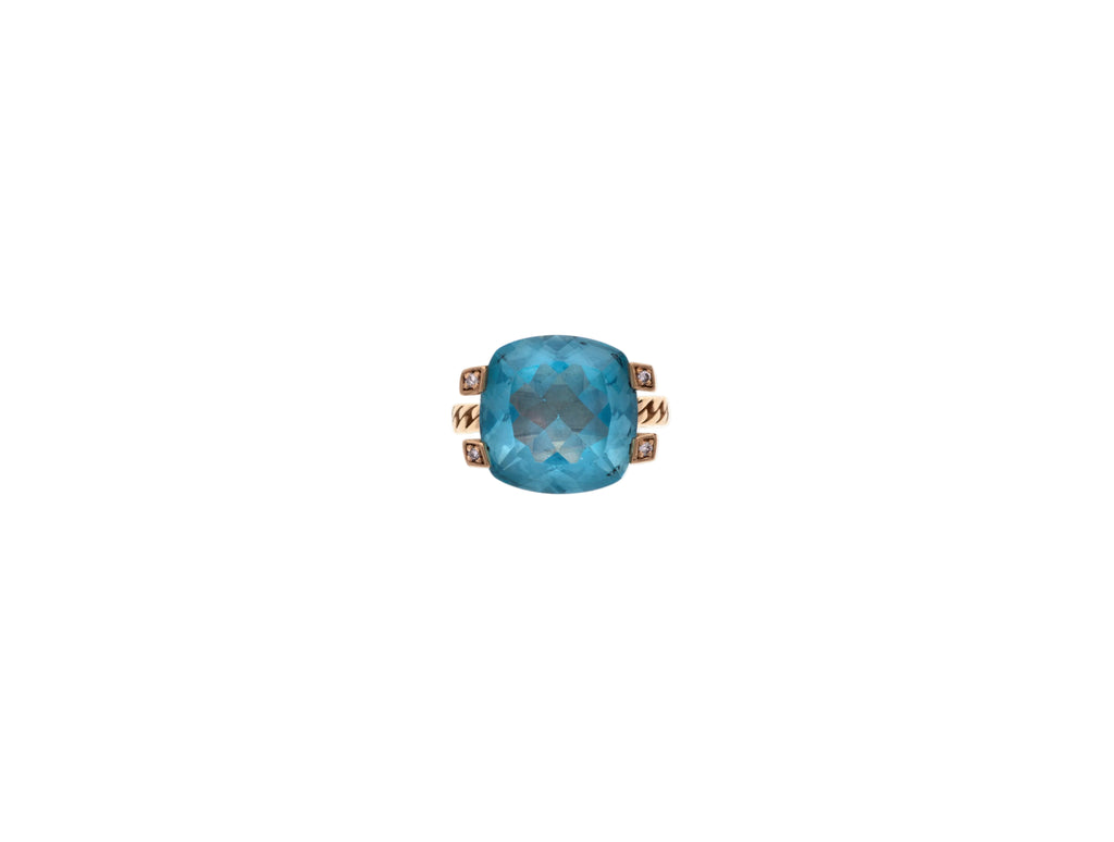 Anello Unique in Oro e Pietre Naturali