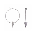 My Wild Heart Earrings in Silver
