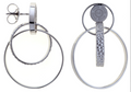 Deep Friendship Silver Earrings