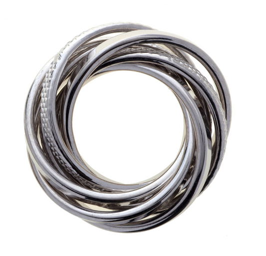 Anello Deep Friendship in Argento