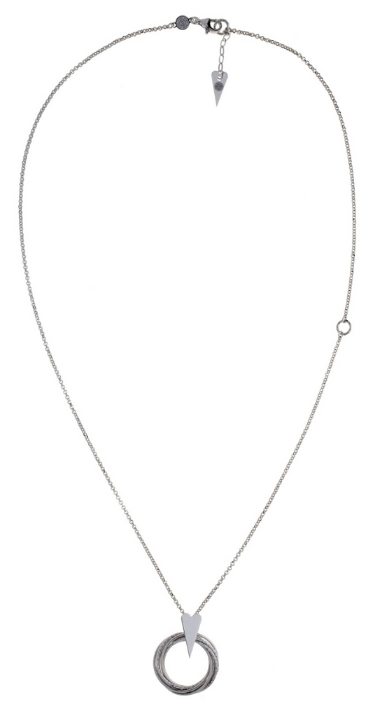 Collana Bright Minds Heart in Argento