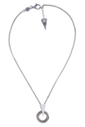Bright Minds Heart Necklace in Silver