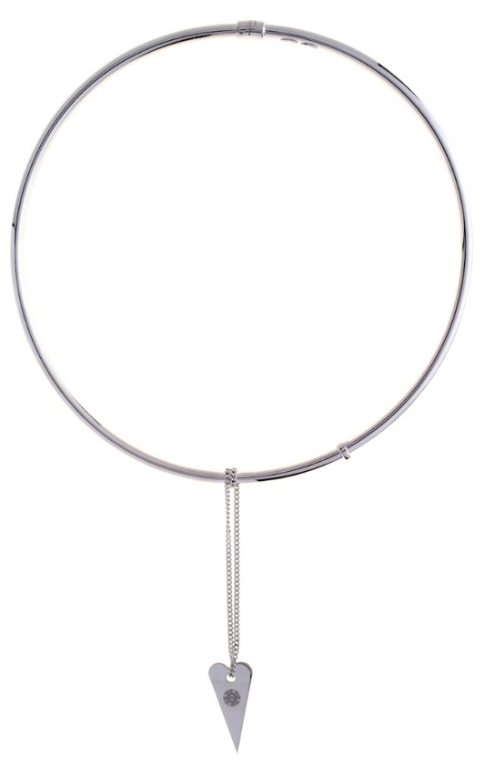Collana Open Heart in Argento