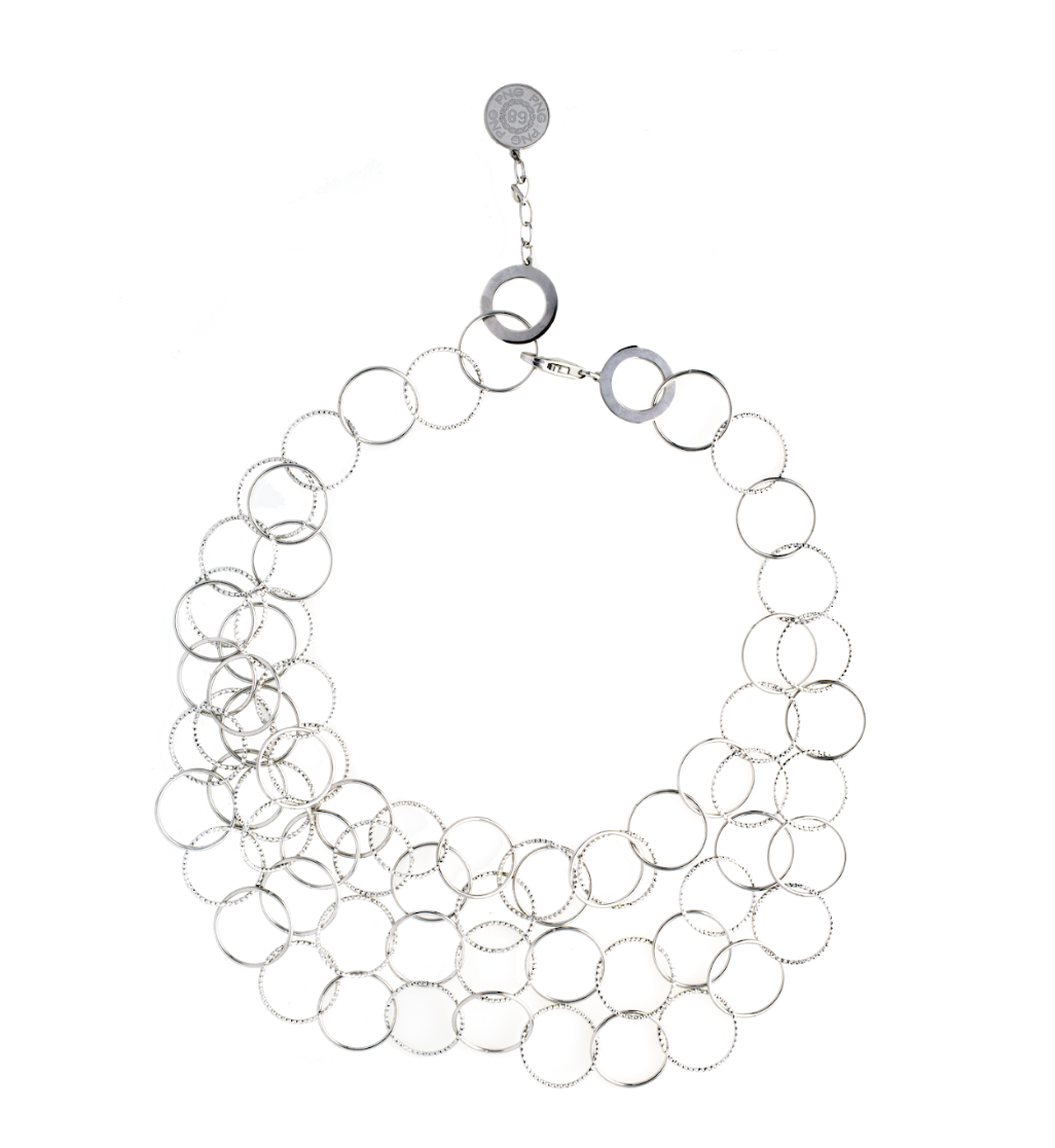 Collana Circle Of Love in Argento