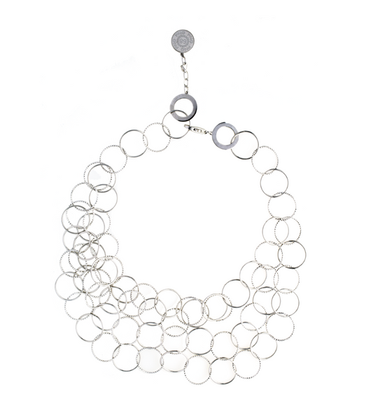 Collana Circle Of Love in Argento