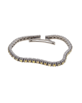 Tennis Success bracelet in titanium and with natural stones