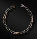 Bracciale Charisma in titanio e oro