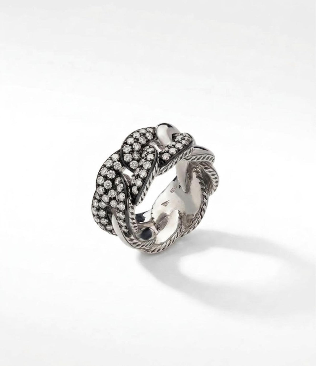 Anello Glitter piccolo in Argento e pietre preziose