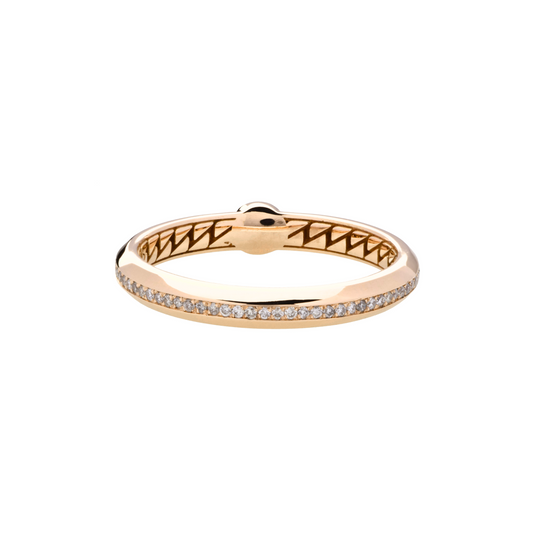 Diamond River Ring in Women's Gold