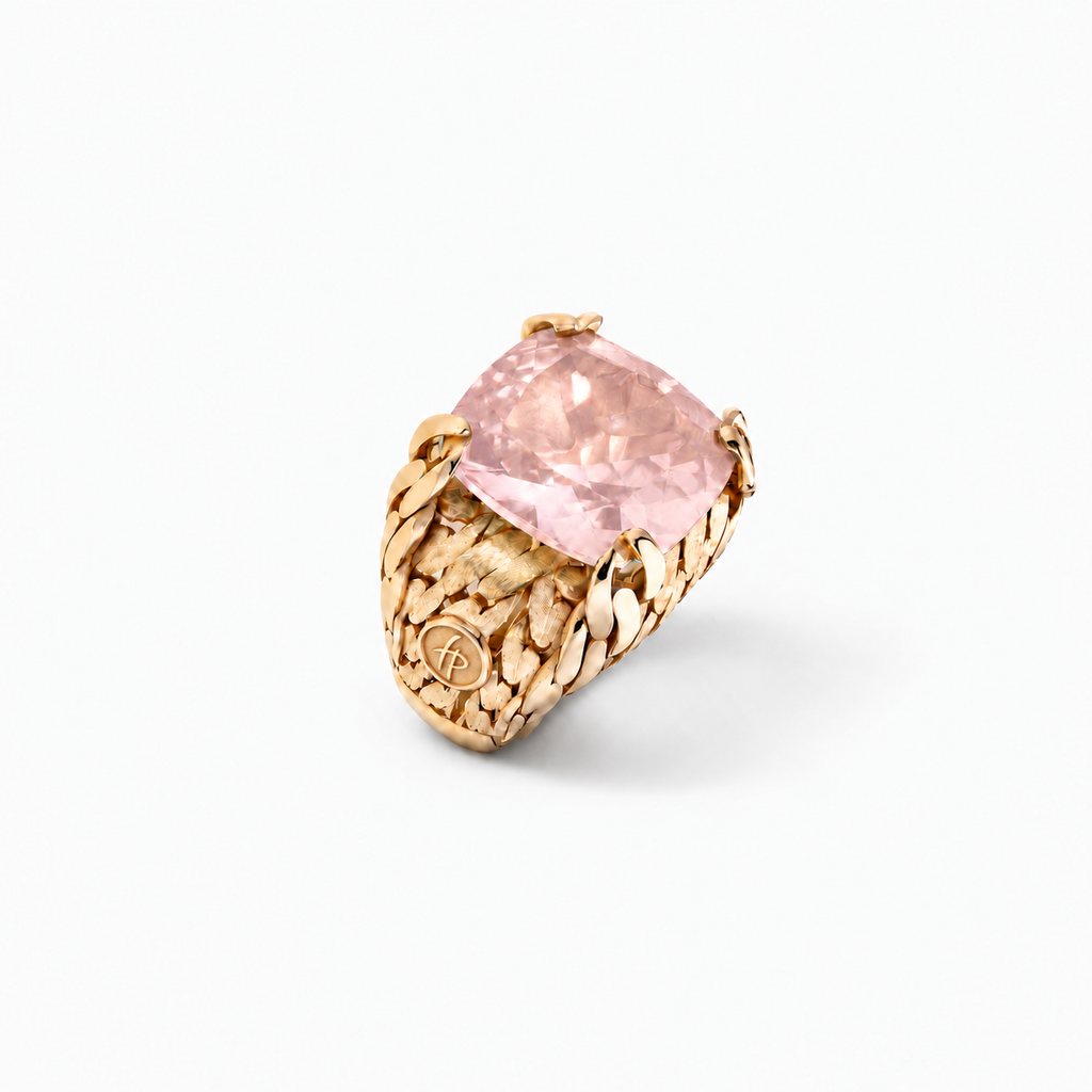 Her Power Ring in Gold and Natural Stone