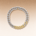 Collana Glitter in argento, oro e diamanti