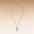 Collana Shining Heart in Oro, Argento e pietre preziose