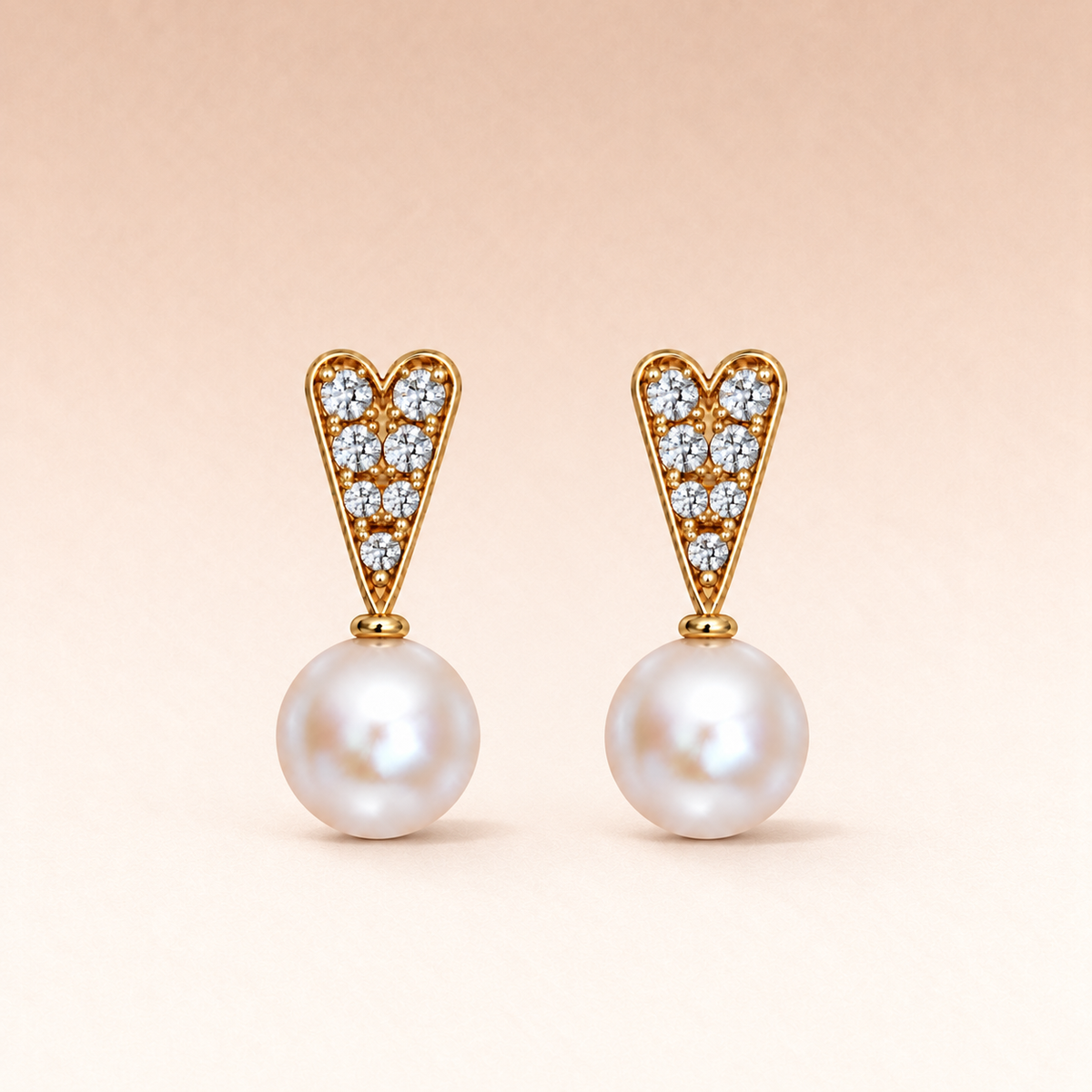 ORECCHINI FOREVER NOW IN ORO, diamanti naturali e perla