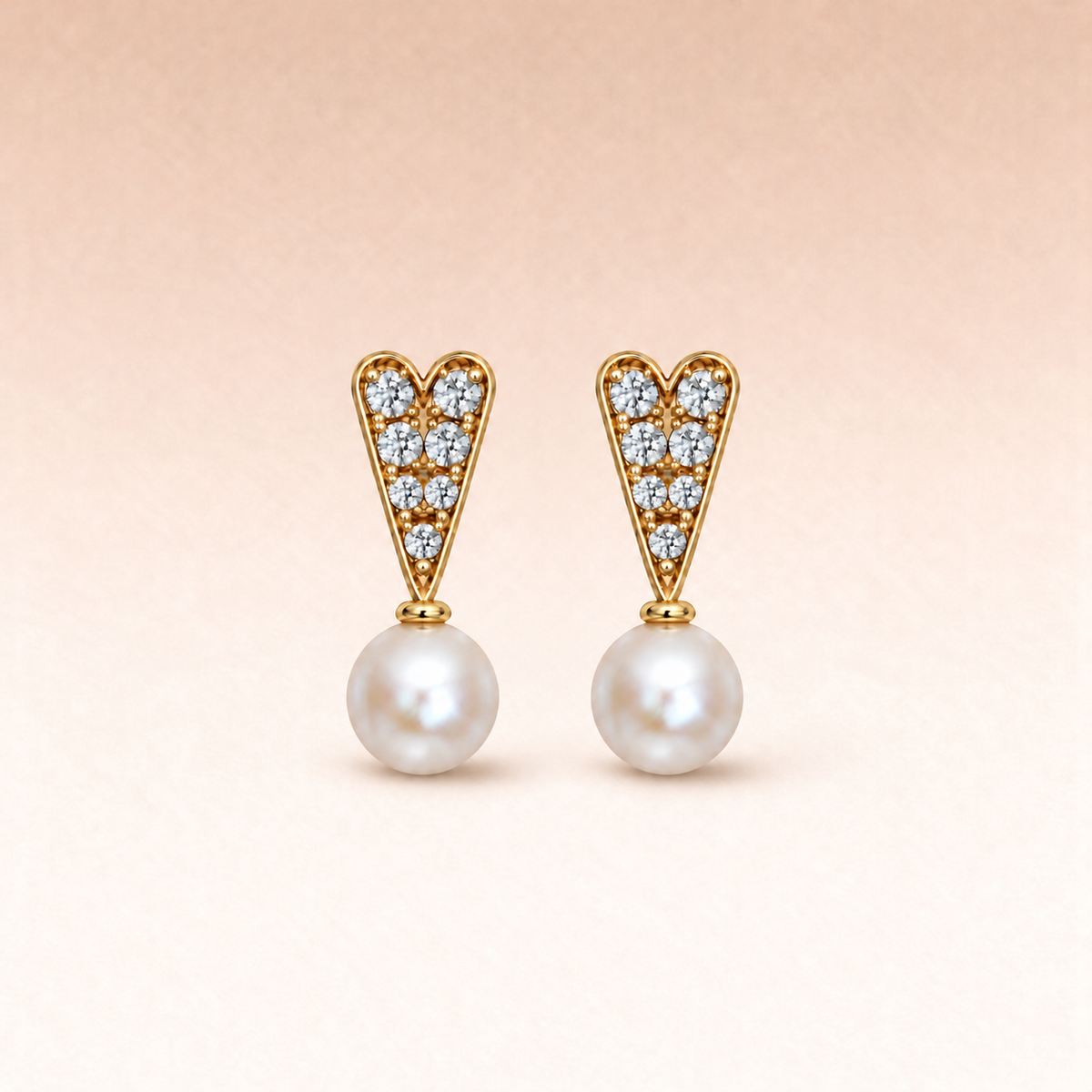 ORECCHINI FOREVER NOW IN ORO, diamanti naturali e perla