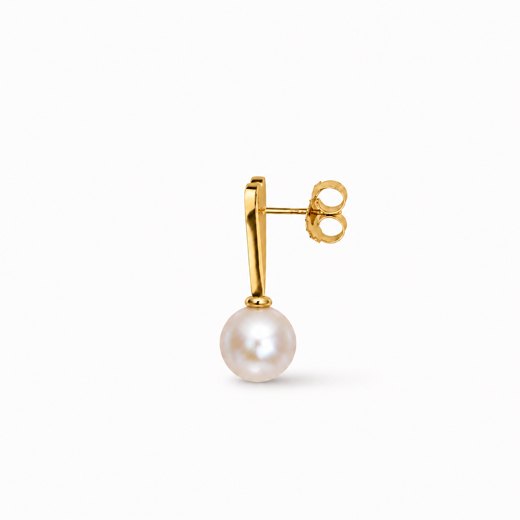 ORECCHINI FOREVER NOW IN ORO, diamanti naturali e perla
