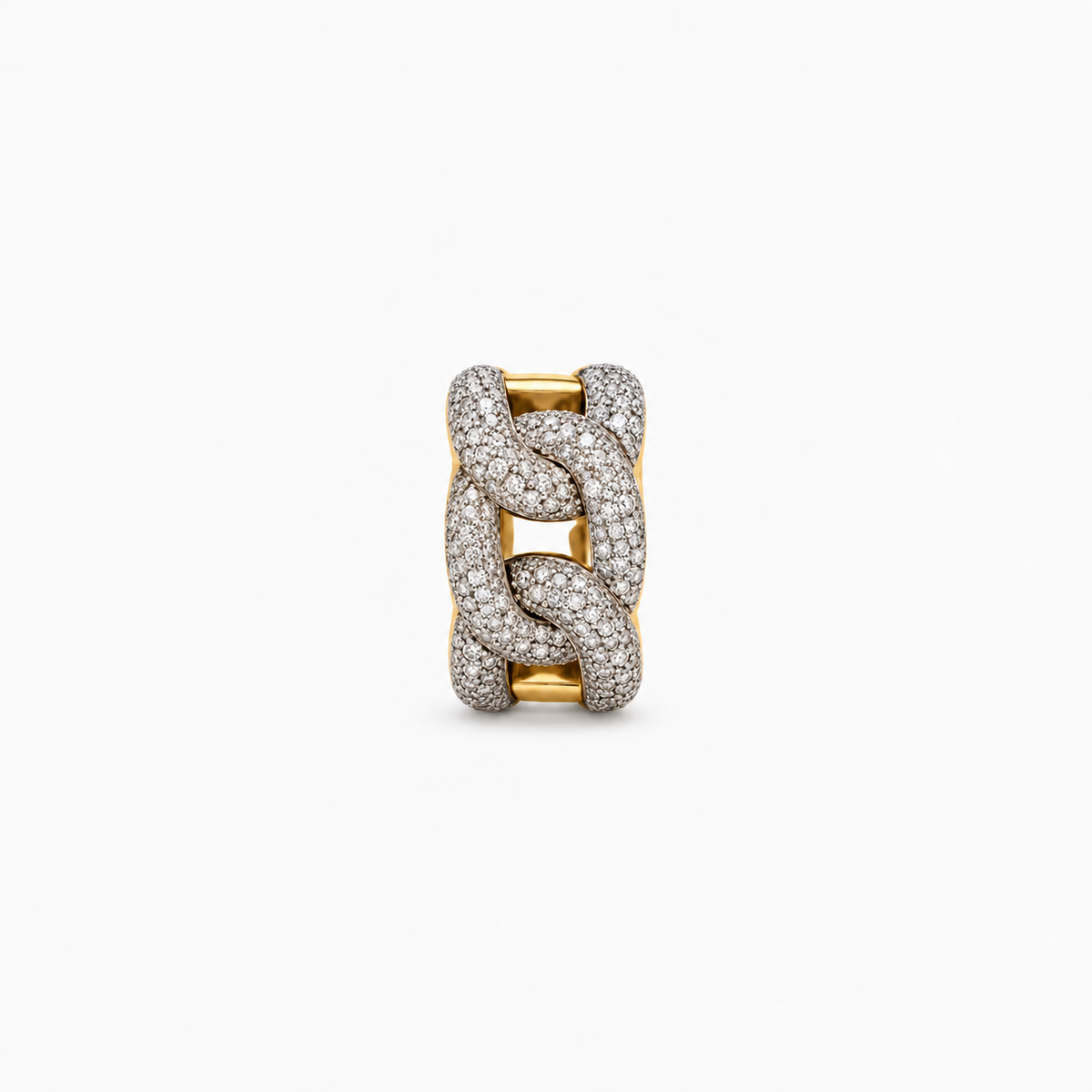 Glitter Ring in Gold, Silver and Diamonds