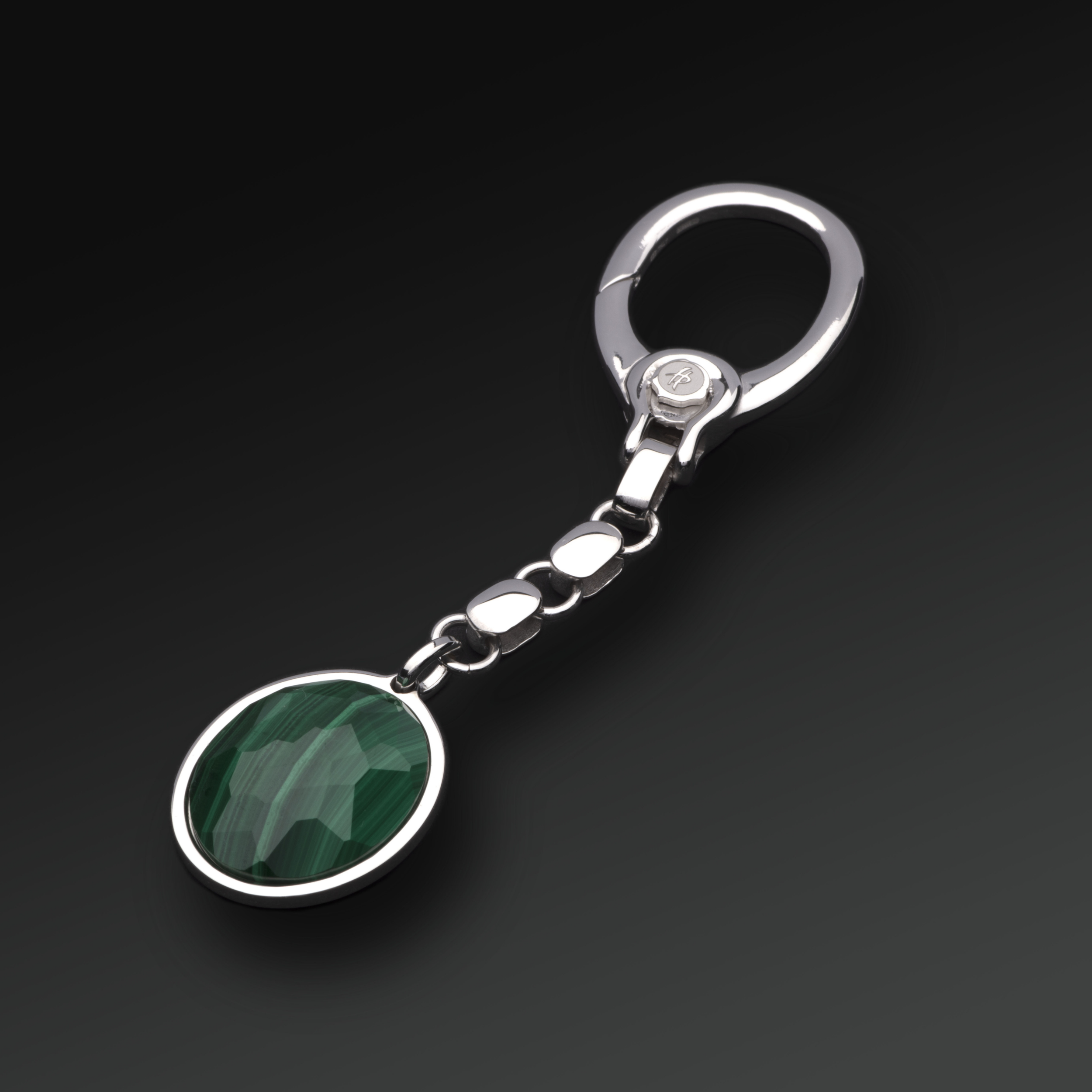 Portachiavi Charisma in Argento e Pietra Naturale