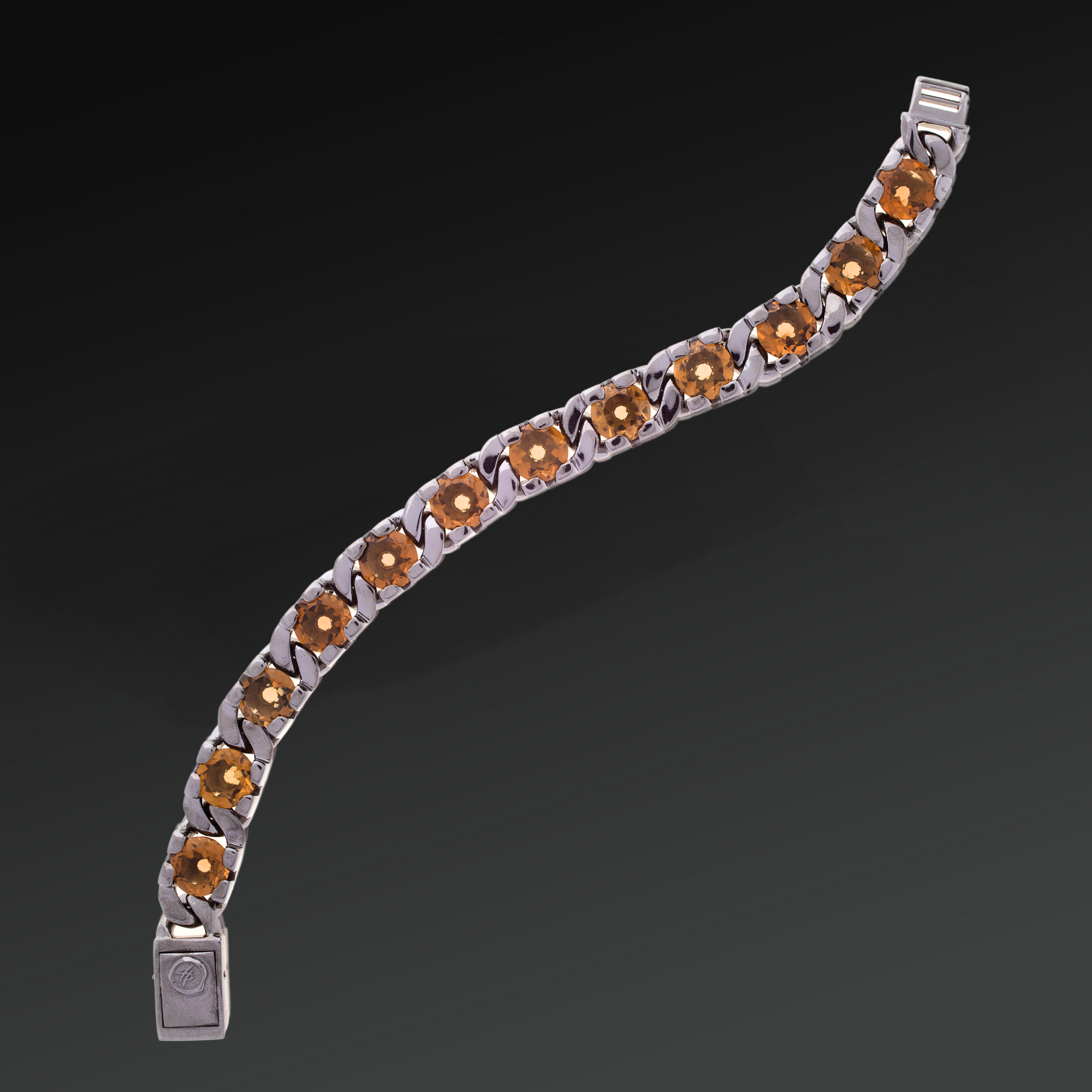 Bracciale Sincerity Tennis Grande in Argento e Pietra Naturale