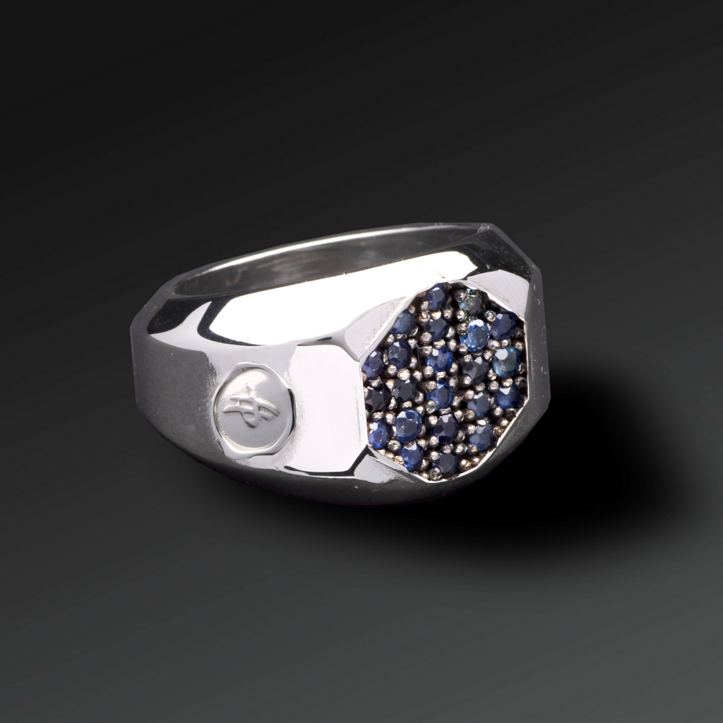 Anello Strength in Argento e Rubini