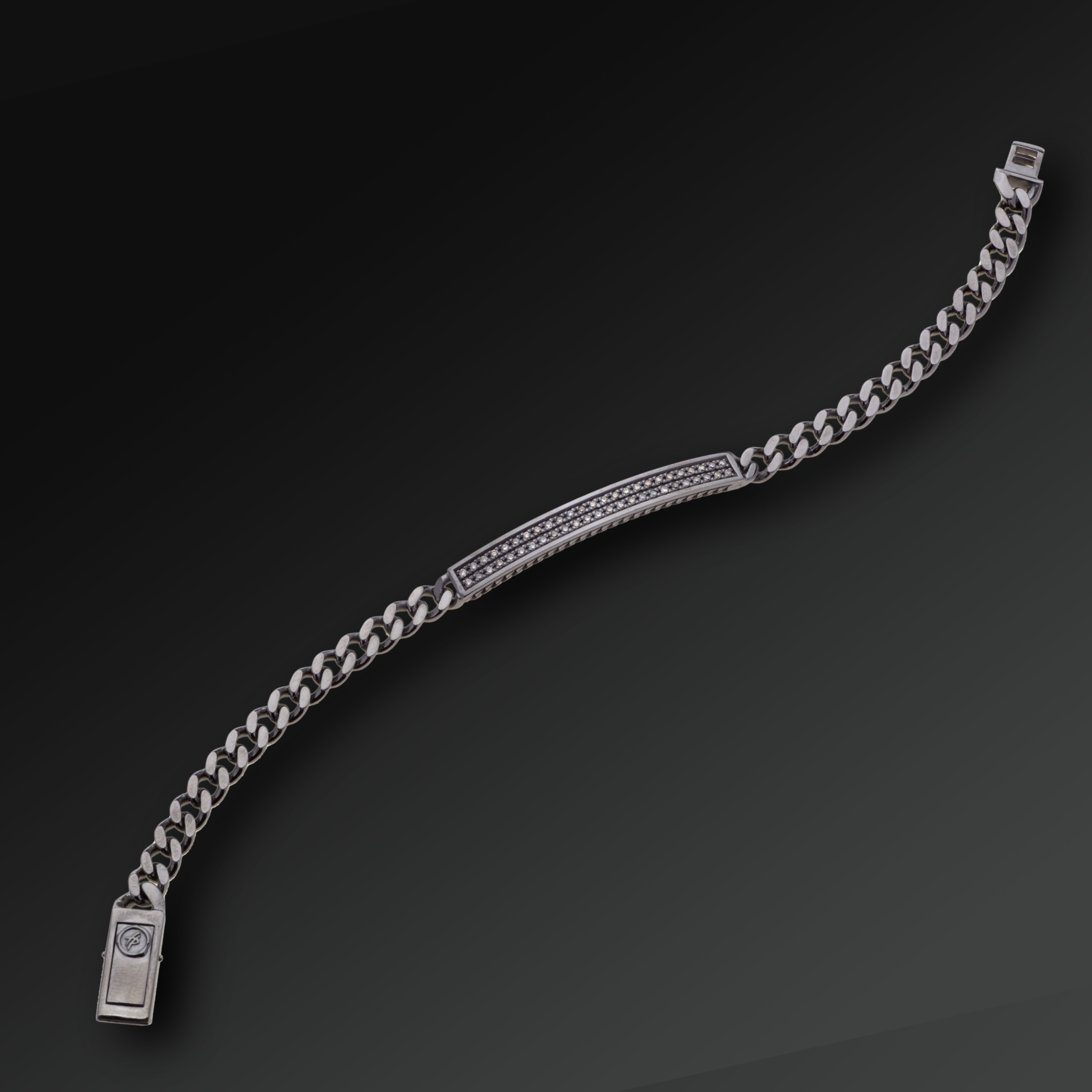 Bracciale Eternity in Argento e Diamanti Champagne