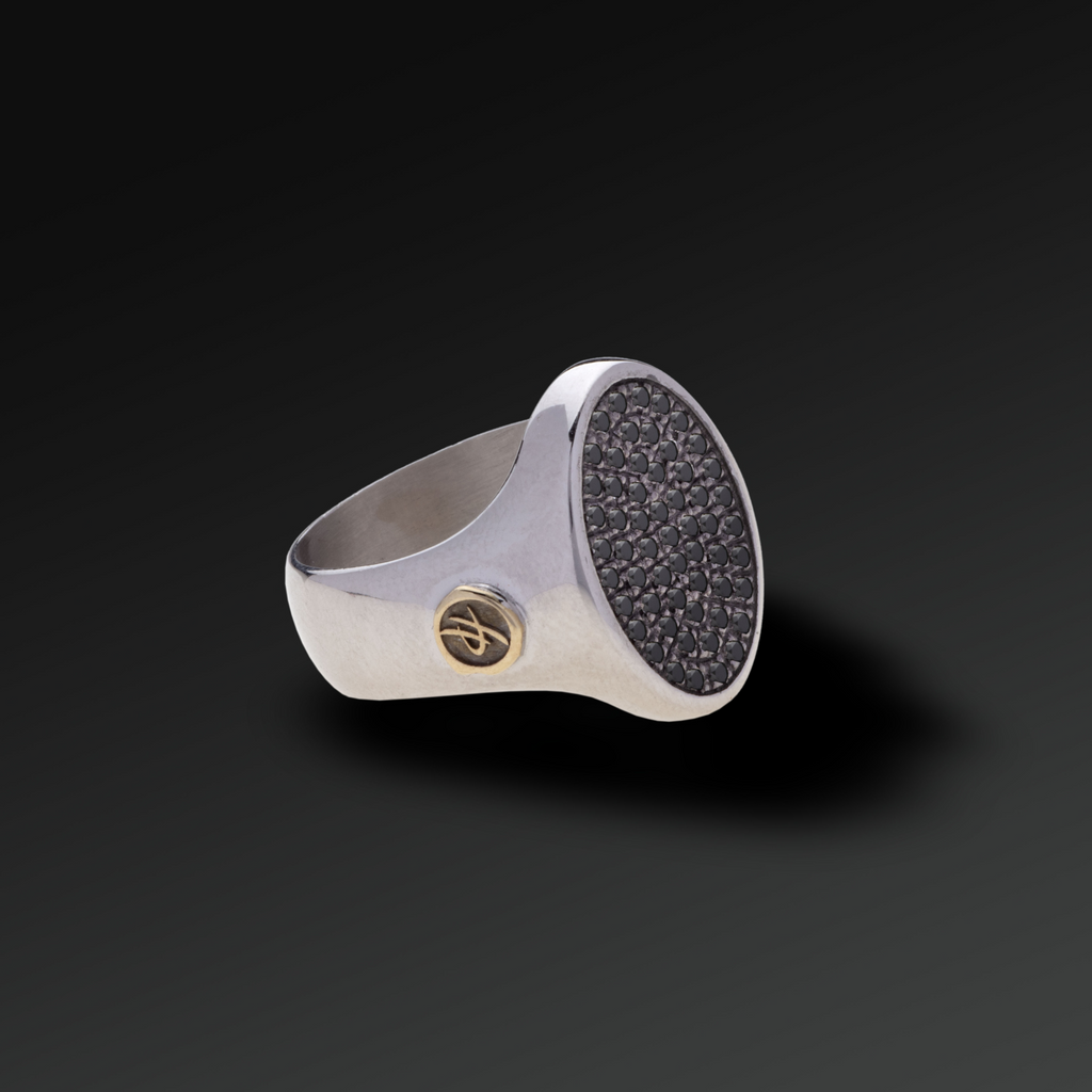 Anello Eternity Chevalier in Argento e Zaffiri