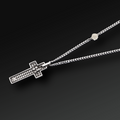 Collana Mystery Croce in Argento
